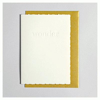 Wonder card